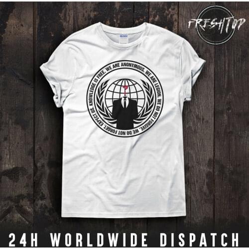 Knowledge Is Free We Are Anonymous T Shirt We Are Legion Illuminati NWO Mason