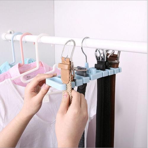 2 Colors Wonder Magic Hangers Tie Belt Space Saving Organizer Hooks Hook And Rack Beyond Hanger
