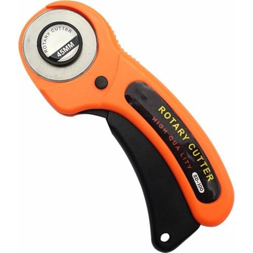 45mm Rotary Cutter Leather Cutting Tools Leather Craft Fabric Circular Blade Knife DIY Patchwork Sewing Quilting