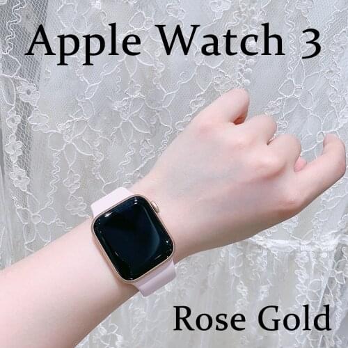 Apple Watch Series 3 GPS 38MM/42MM Original Used 90% New Rose Gold Aluminum Case iWatch Sport Band Smartwatch