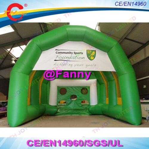 Free shipping inflatable football shoot out game / inflatable football goal / carnival inflatable sport games equipment
