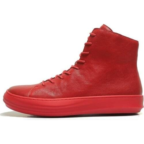 Ankle Boots Mens Boots Autumn Winter Cowhide Army Shoes Men British Retro Cowboy Boots Fashion Genuine Leather Designer Shoes