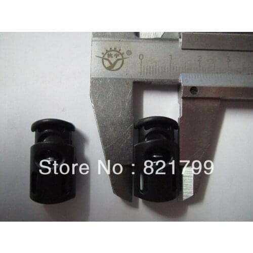 Long barrel Garment stopper for apparel black stopper whosale button
