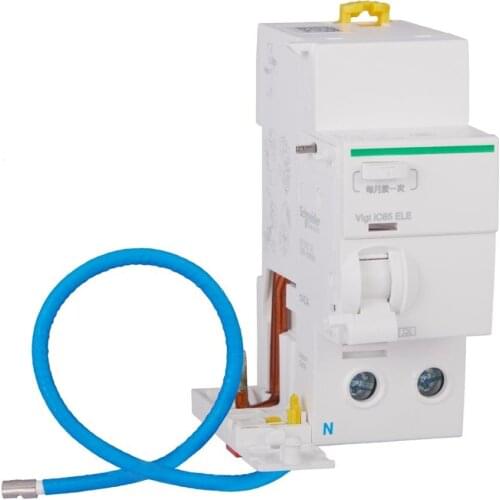 Electronic Instantaneous Residual Current Action Protection Attachment Class A 1P+N 40A compatible with 1P/2P/3P/4P comb busbar