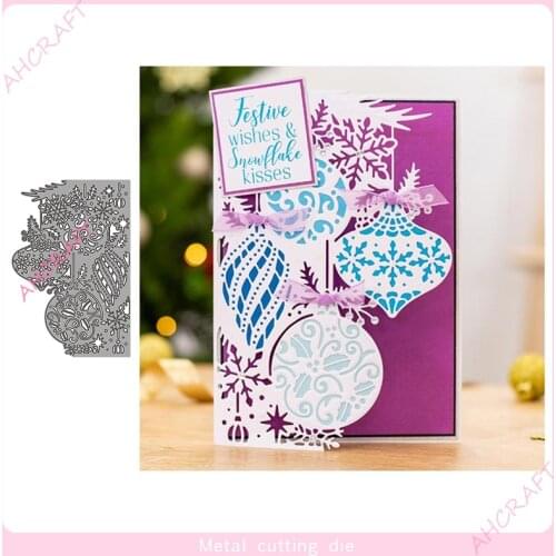 Lantern Pendant Lace Metal Cutting Dies for DIY Scrapbooking Photo Album Decorative Embossing Paper Card Crafts Die 2021