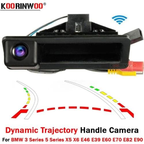 Koorinwoo Car Intelligent system Dynamic Handle button Parking Camera rear view For BMW 3/5 Series X5 X6 E46 E39 E60 E70 E82 E90
