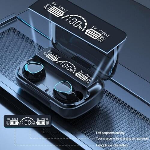 M10 TWS Headphones Touch Control Bluetooth 5.0 Bluethooth Earphones Wireless Headset Waterproof 9D Hifi Quality Earbuds