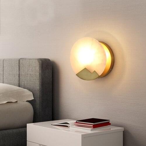 Copper Energy Saving Arm Wall Lamp Modern Reading Light Modern Indoor Lighting Lamps Bathroom Lampara Wall Decoration EK50WL