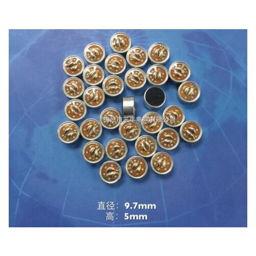 9745 microphones microphone 9.7*4.5mm The recording head 9.7x4.5mm electret microphone A single point