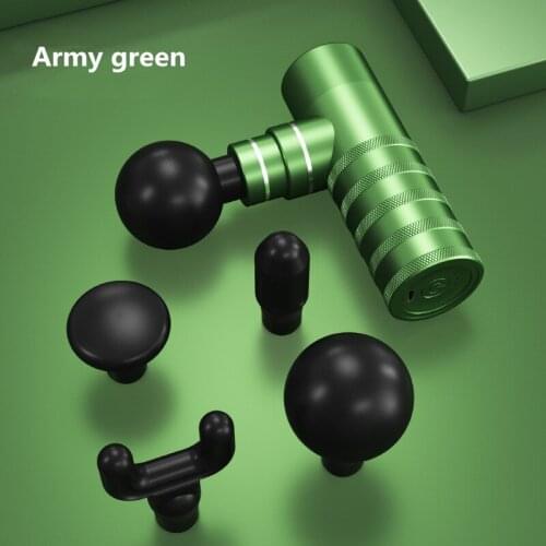 Mini massage gun portable hand held Deep Tissue Fascia muscle massage gun with large capacity battery