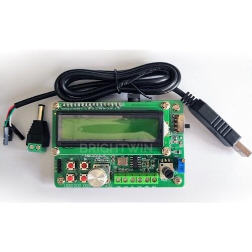Precision DDS Function Signal Generator 0-2MHz Sine Wave 0-1MHz Triangle Wave Square Wave PWM Pulse Signal Generator Module