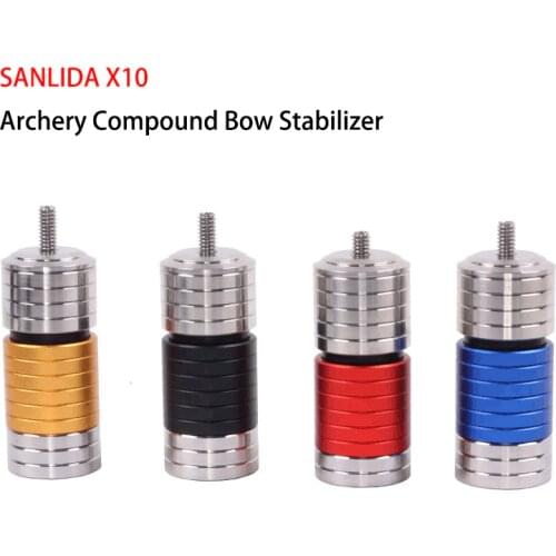 Sanlida X10 Archery Compound Bow Stabilizer Damper Archery Accessories Compound Bow Target Shooting
