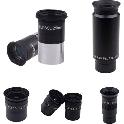 Tianlang PLOSSL PL Telescope Eyepiece 1.25 Inches 31.7mm 6mm 10mm 25mm 40mm Focal Length Optical Glass TLPLMM