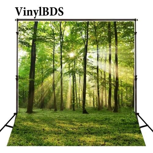 VinylBDS Tree Backgrounds Newborn Photography Backdrop Forest Scenery Backdrops Spring Background For Children Photo Studio