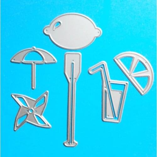 YLCD743 Summer Sets Metal Cutting Dies For Scrapbooking Stencils DIY Album Cards Decoration Embossing Folder Die Cuts Template