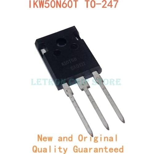 10PCS K50T60 IKW50N60T TO-247 50A/600V IGBT Field effect Triode new original