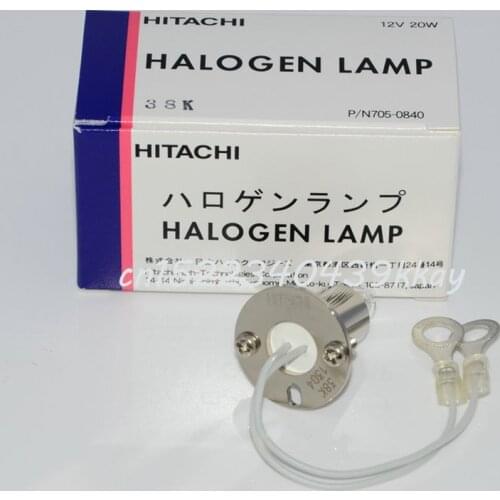 2000HRS HITACHI 705-0840 12V 20W 7020 7060 7170 7180 7600 biochemical analyzer 12v20w light lamps