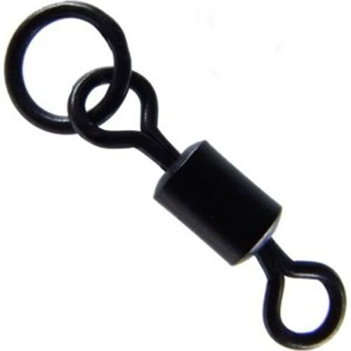 30PCS Carp Fishing Flexi-Ring Swivels ring Covert Terminal Tackle and perfect component for use in Chod Rigs and Helicopte