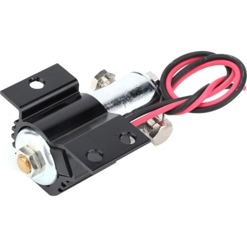 Brake Line Lock Black Stainless Steel electromagnetic brake lock control electric kit Works with 12-16 volt electric systems