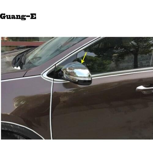 ABS Decoration Car Sticks Rear View Rearview Side Glass Mirror Cover Trim Frame 2pcs For Kia Sportage KX5 2016 2017 2018
