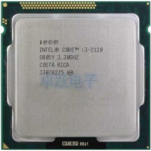 Free shipping Intel Core I3 2120 3M Cache 3.3 GHz LGA 1155 TDP 65W desktop CPU scattered piece processor I3-2120