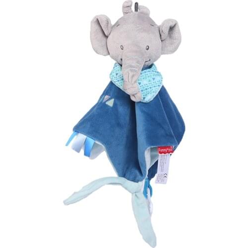 Baby Rattles Soothe Appease Towel Infant Newbron Rabbit Dolls Comfort Towel With Teether Crib Stroller Baby Toys For 0-12 Months