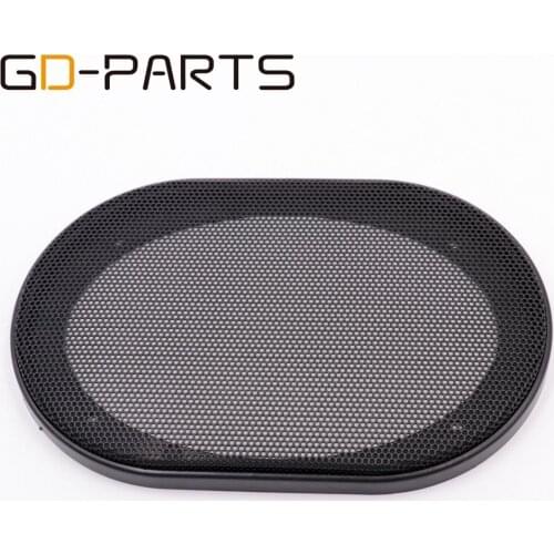 GD-PARTS 4"x6" Speaker Cover Grill Dust Proof Cover Car Audio Subwoofer Steel Mesh Grill Decorative Circle 1PC