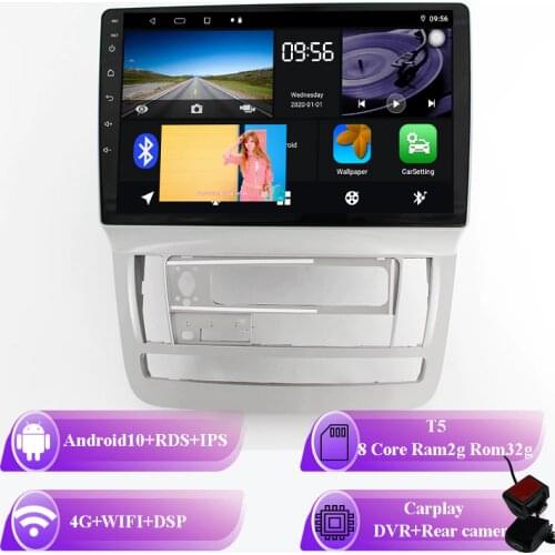 IPS 9' car stereo radio Android10 navgation For Toyota alphard 2002-2008 Built-in Carplay 4g DSP Front and Rear HD double camera