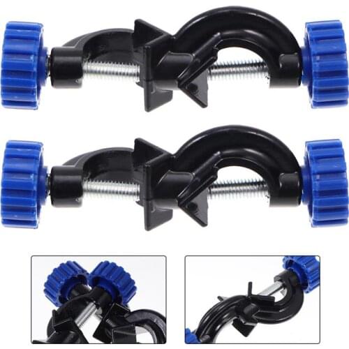 2Pcs Lab Supplies Right Angle Support Lab Stand Clamp Holder Adjustable Lab Clip Holder