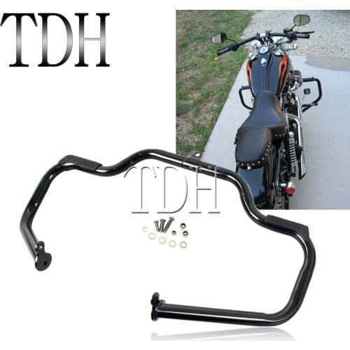 Motorcycle Mustache Highway Engine Guard Crash Bar For Harley Touring Road King Electra Street Glide FLHR FLHX FLHTC 2009-UP