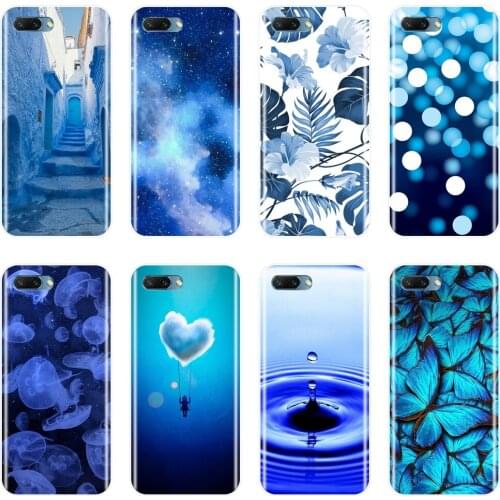 Soft Phone Case For Huawei Honor 7 7S 7X 7A 7C Pro 10 9 8 8X MAX Silicone Blue Heart Back Cover For Huawei Honor 7 8 9 10 Lite