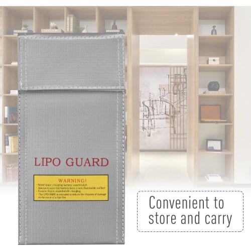 Office Folder Safe Bag Lipo Fireproof Explosion-proof Battery Guard Bag Pouch for Charge & Storage High Temperature Resistant
