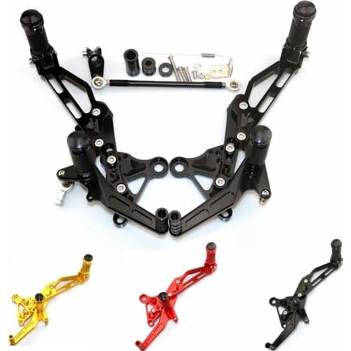 CNC Adjustable Rearsets Foot Rest For HONDA GROM MSX125 2013 2014 2015