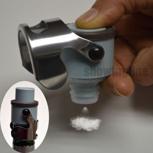 Pop Champagne Stopper Sparkling Wine Bottle Plug Stainless Steel Latches and Silicone Sealer