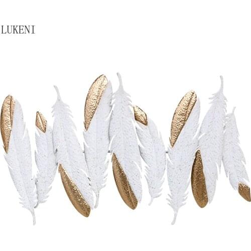 French Living Room Sofa Light Luxury Metal Background Wall Creative Pendant Bedroom Wall Decoration Hanging Window Decoration