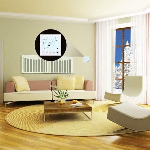 Thermostat WIFI Winter Floor Heating Thermostat Google Electric Heating Voice Temperature Controller LCD Phone APP Thermostat