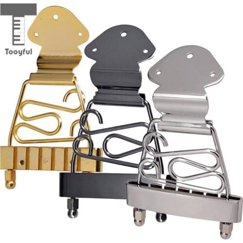 Tooyful Trapeze Tailpiece Deluxe for 6-String Hollow Semi Hollow Archtop Jazz Guitar