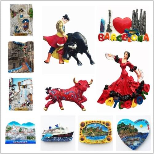 Europe 3D Cyprus Flavour Fridge Magnet Tourist Souvenirs Bottle Opener Refrigerator Magnetic Stickers Travel Collection Gift