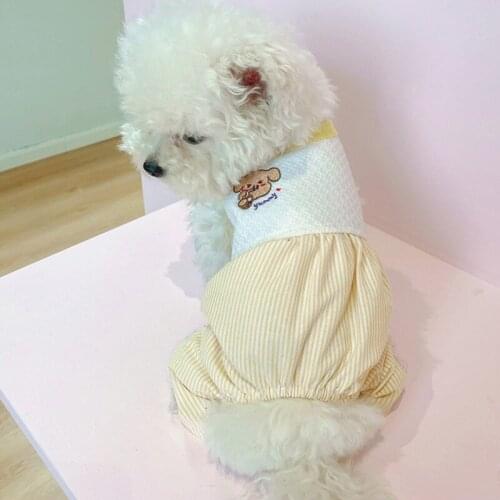 Puppy Jumpsuit Pet Clothes for Small Dogs Cat Overall Suit for Dogs Chihuahua Sleepwear Pet Clothing Coat Pet Clothes Supplies