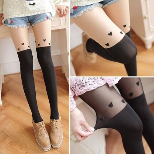 Women Pantyhose Sexy Nylon High Waist Protection Tear Resistant Elastic Tights Slim Ladies Girls Warm Long Stockings for 65kg