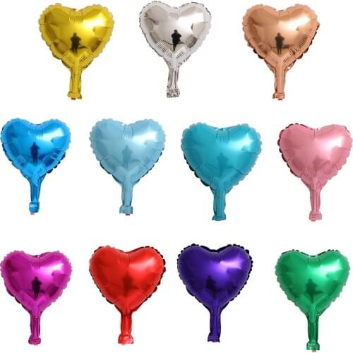 10 pcs 10 inch heart-shaped love balloon Valentines day decoration love proposal scene decoration balloon wedding balloon