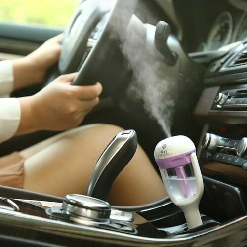 12V Cigarette lighter type car air fresher Portable Car Humidifier Air Purifier Auto Sprayer Mist lada interior accessories