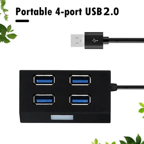 4 Ports Mini USB 3.0 HUB Splitter Elaborate Manufacture Prolonged Durable Adapter External Converter for Laptop Desktop