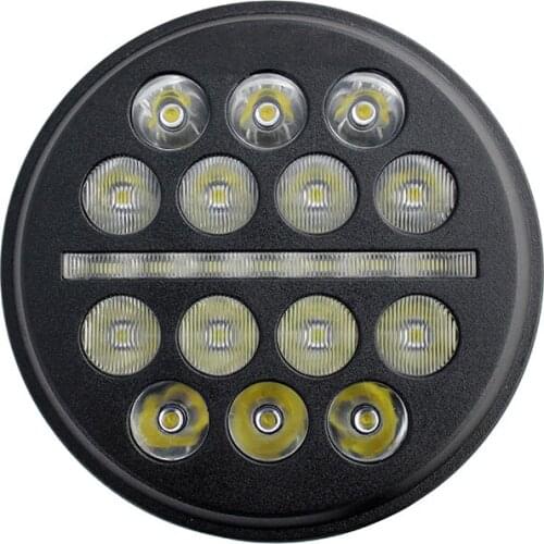 The 5.75" 4000-H LED Headlight white DRL Thin body easy install For motorcycle