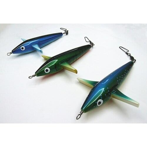 7inch 135g Sea Fishing Tackle Sea Bird Leader Fishing Lure Plane Shape Bait body by Plastic