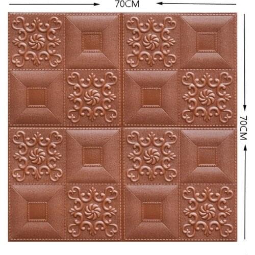 77x70cm 3D Brick Wall Sticker DIY Self-Adhesive Decor Foam Waterproof Covering Wallpaper For Kids Room Kitchen Stickers