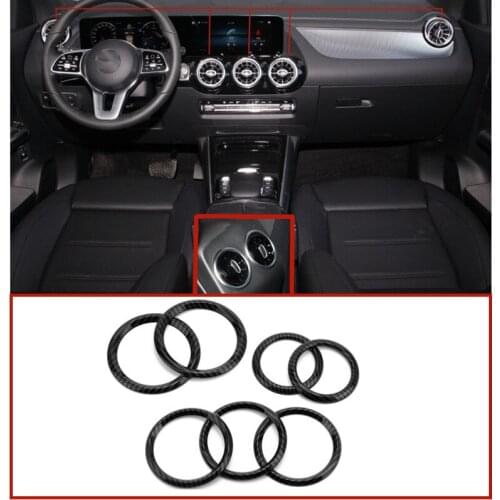 Car Accessories Air Condition Air Vent Outlet Ring Cover Trim For Mercedes Benz A W177 B W247 GLB X247 CLA C118 GLA H247 2020