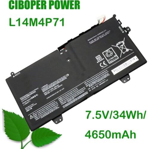 CP Genuine Laptop Battery L14M4P71/L14L4P72 34/40Wh /L14L4P71 L14M4P73 For 700 700-11ISK 11" 2ICP4/49/100-2