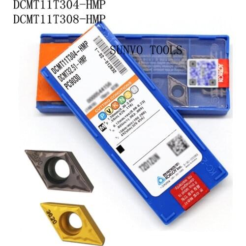 DCMT11T304 DCMT11T308-HMP PC9030 NC3030 KORLOY CNC carbide milling inserts for indexable end milling cutter SDJCR1616H11