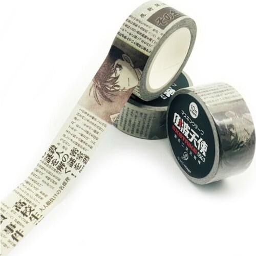 Detective Conan Cartoon stickers Handbook Japanese anime surrounding paper tape Hand account Tear tape